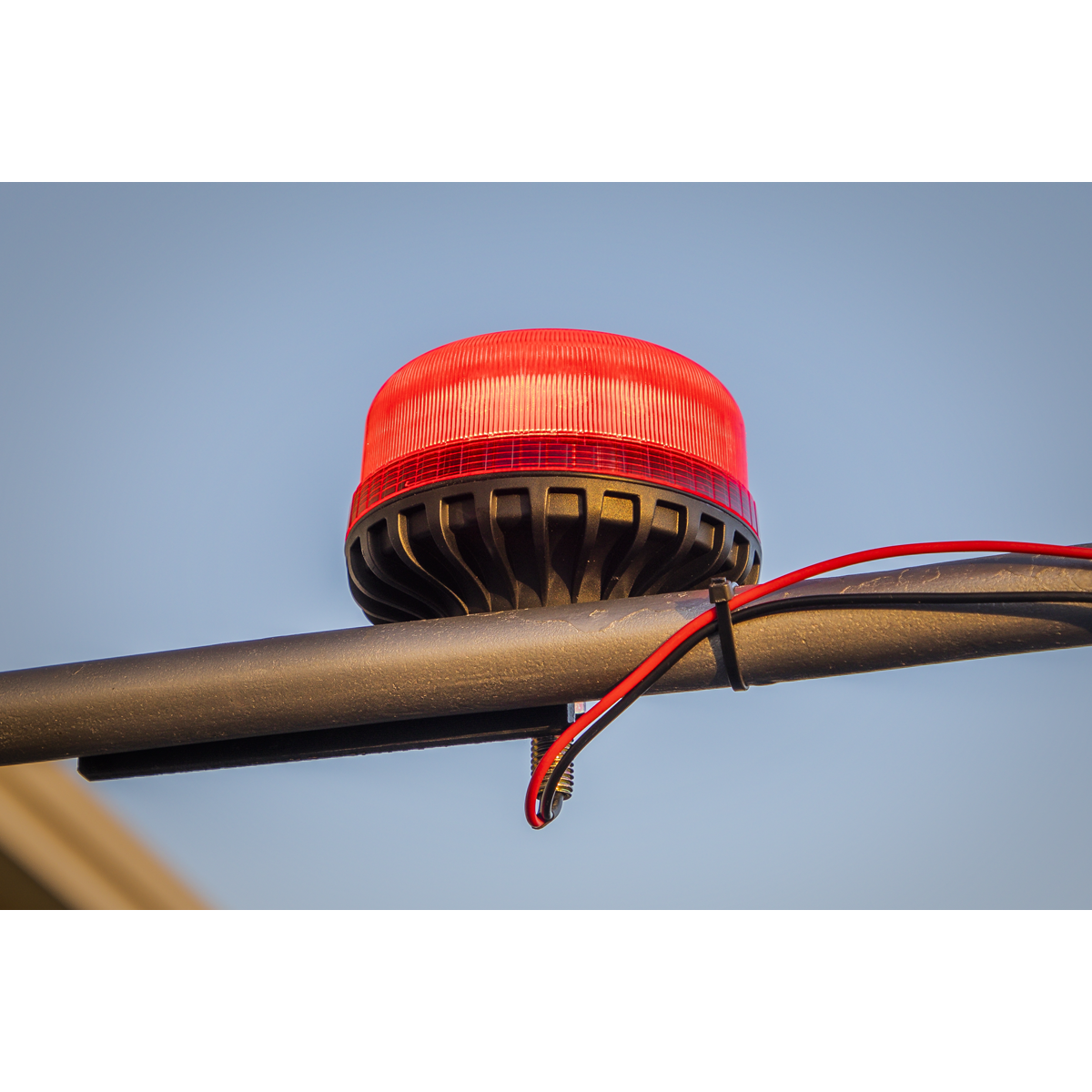 Warning Beacon with 12mm Bolt Fixing 36W SMD LED 12/24V - Red WB951LEDR