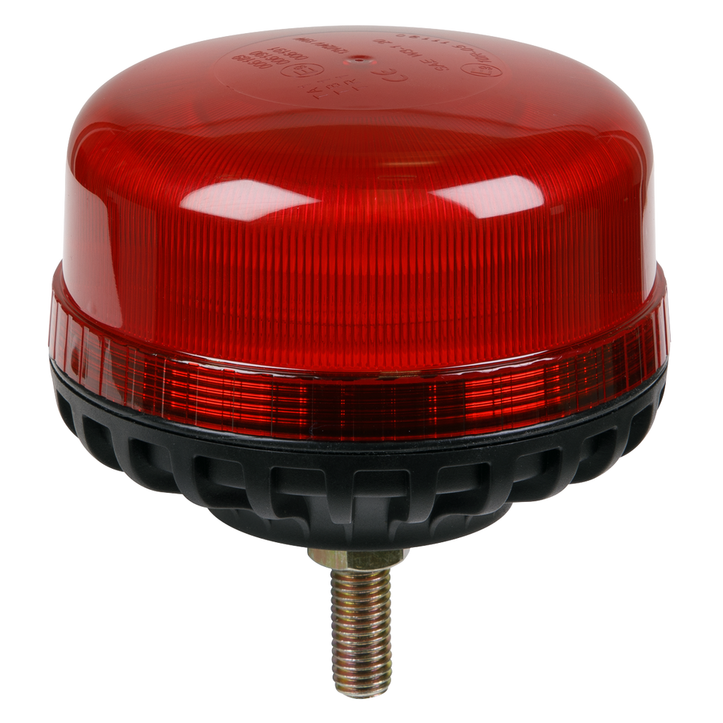 Warning Beacon with 12mm Bolt Fixing 36W SMD LED 12/24V - Red WB951LEDR