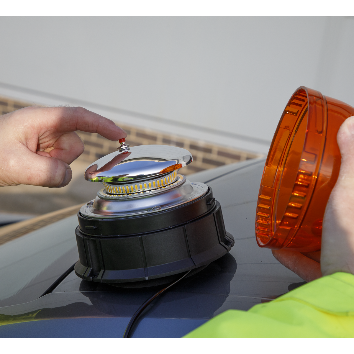 Warning Beacon with Magnetic Base 20W SMD LED 12/24V WB954LED