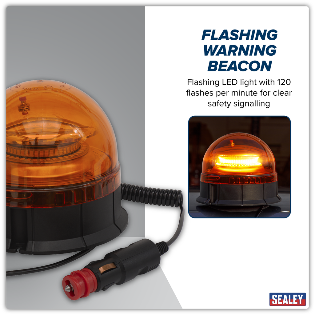 Warning Beacon with Magnetic Base 20W SMD LED 12/24V WB954LED