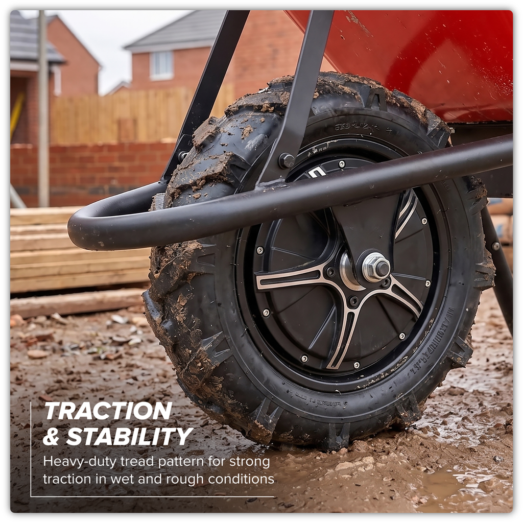 Electric Wheelbarrow 150kg Capacity WBR150E