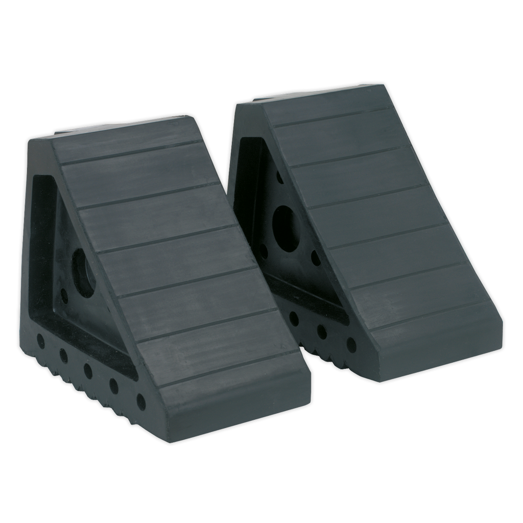 Rubber Wheel Chocks - Pair WC01