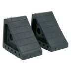 Rubber Wheel Chocks - Pair WC01