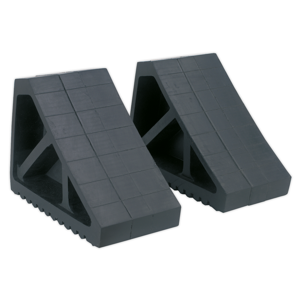 Rubber Wheel Chocks - Pair WC02