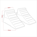 Rubber Wheel Chocks - Pair WC02