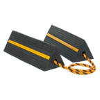 Heavy-Duty Rubber Wheel Chocks - Pair WC11