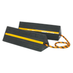 Heavy-Duty Rubber Wheel Chocks - Pair WC11