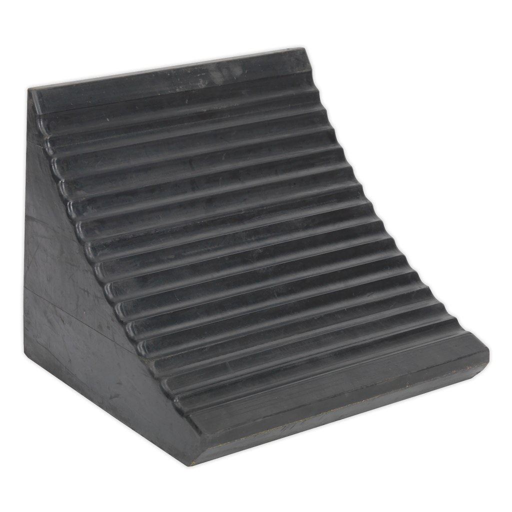 Heavy-Duty Rubber Wheel Chock - Single WC12