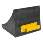 Heavy-Duty Rubber Wheel Chock - Single WC12