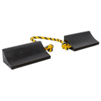 Rubber Wheel Chocks Heavy-Duty - Pair WC16