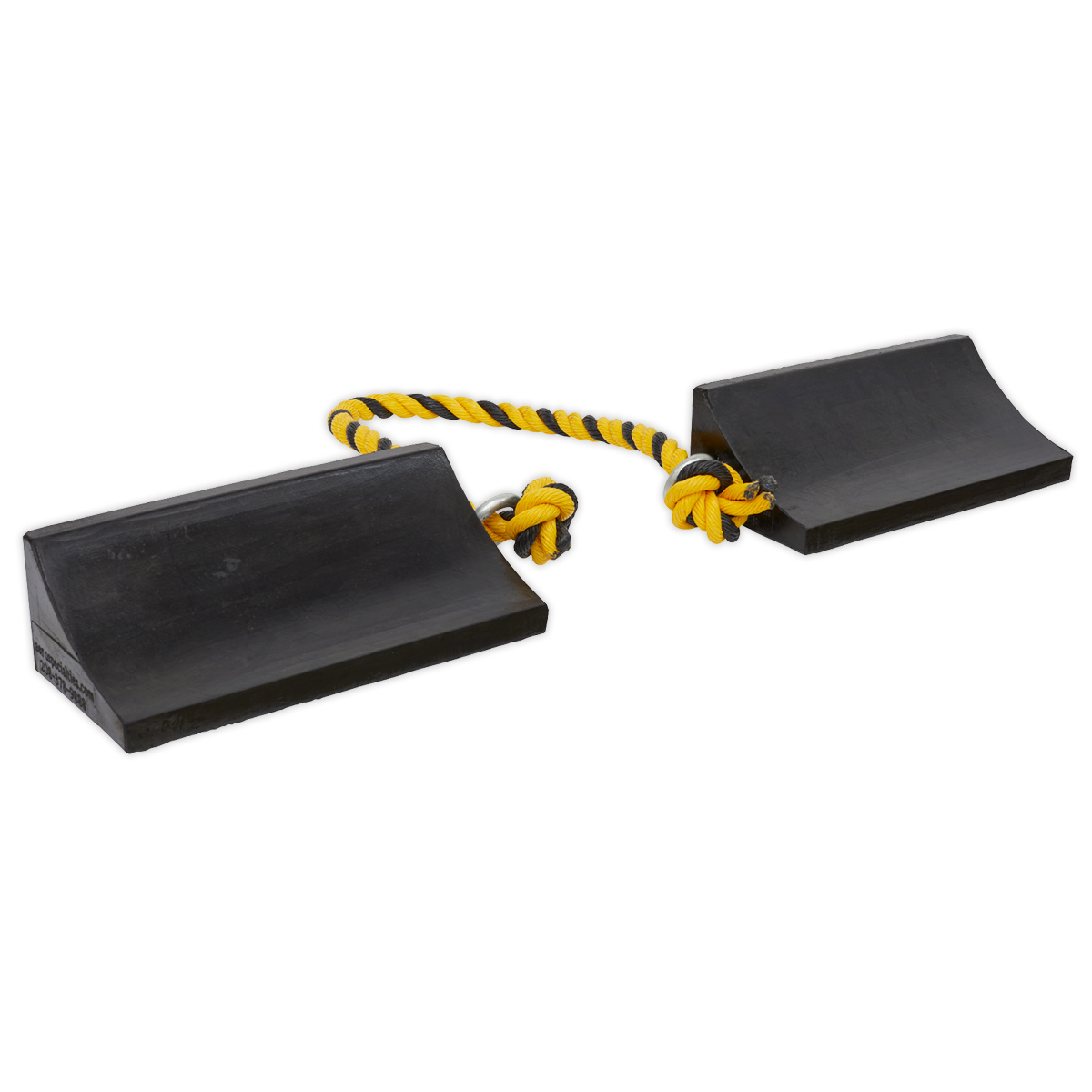 Rubber Wheel Chocks Heavy-Duty - Pair WC16