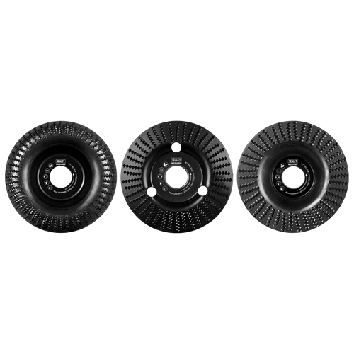 115mm Wood Carving Disc 22mm Bore - Pack of 3 WCD1153