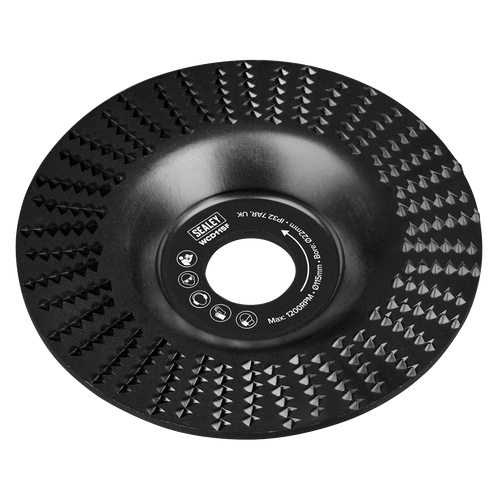 115mm Flat Shape Wood Carving Disc 22mm Bore WCD115F