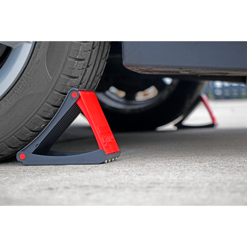 Folding Wheel Chocks - Pair WCF01