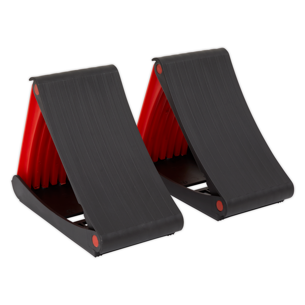 Folding Wheel Chocks - Pair WCF01