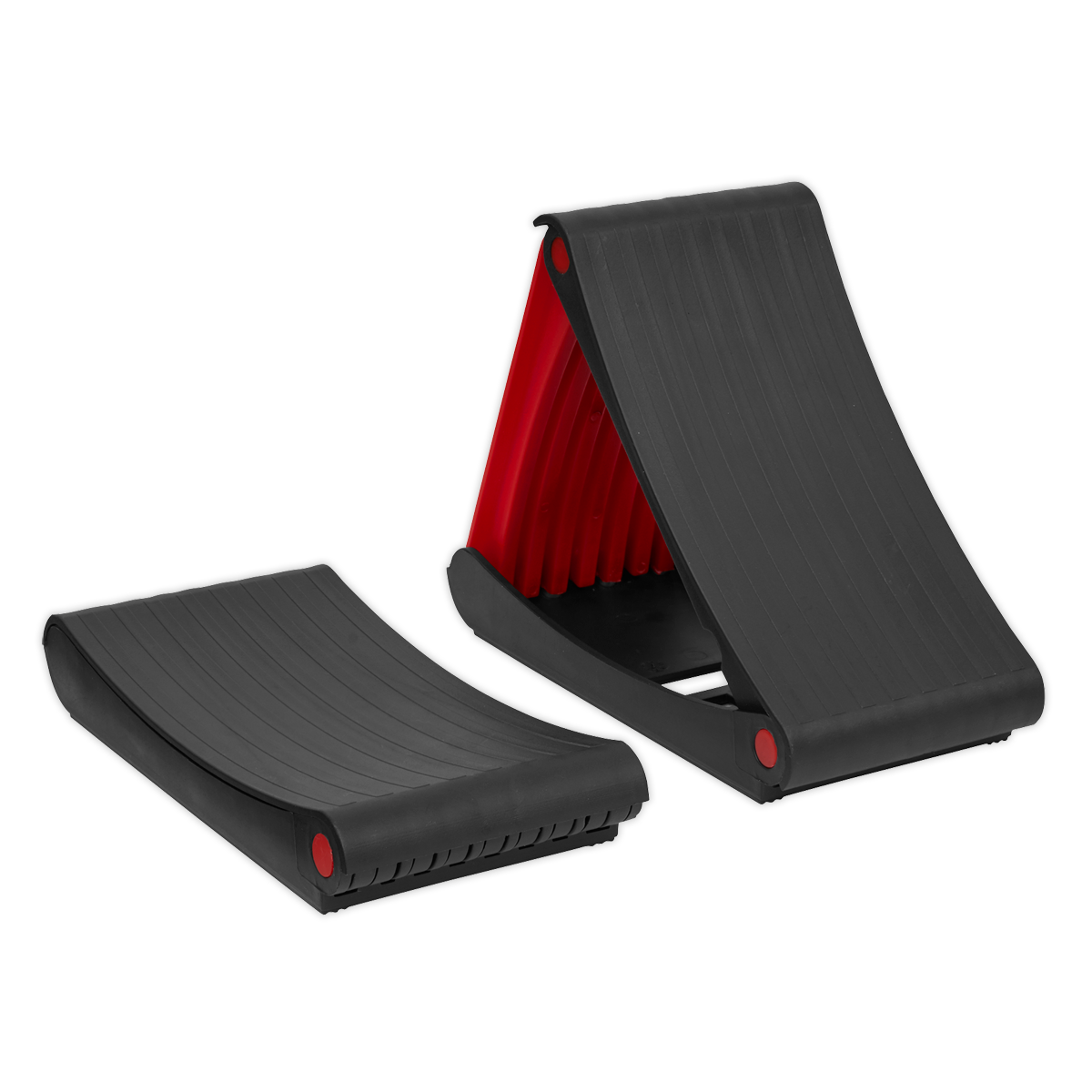 Folding Wheel Chocks - Pair WCF01