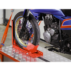 Bolt Down Motorcycle Roll-in Wheel Clamp WCR02