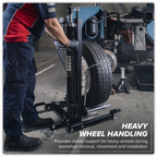 Quick Lift Wheel Removal/Lifter Trolley 100kg Capacity WD100S