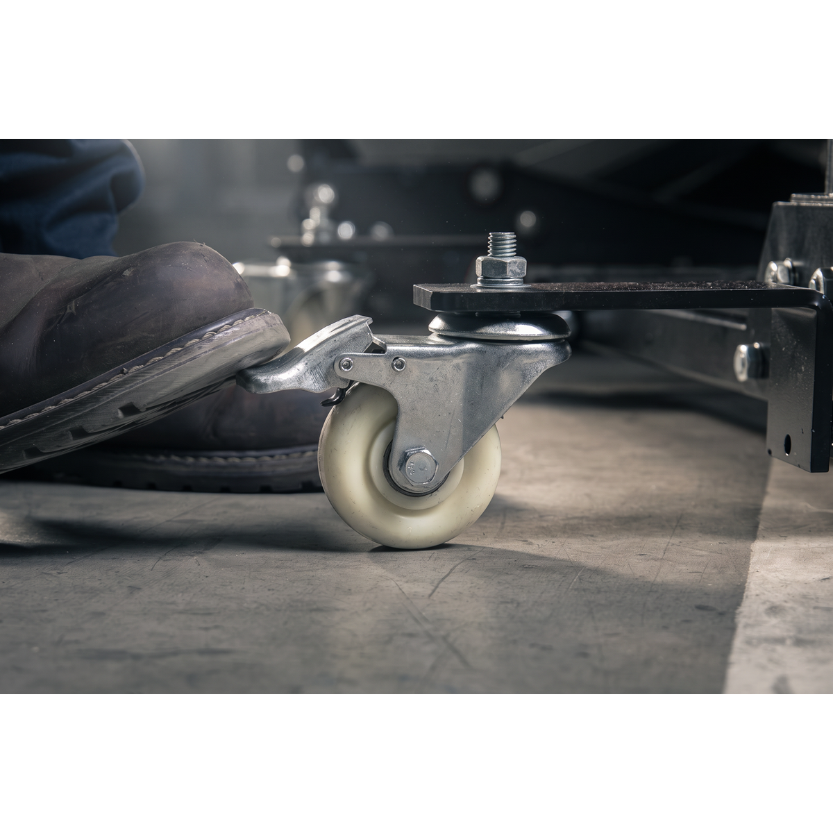Quick Lift Wheel Removal/Lifter Trolley 100kg Capacity WD100S
