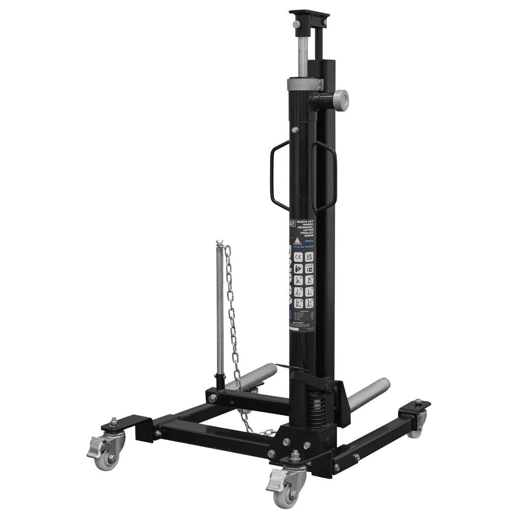 Quick Lift Wheel Removal/Lifter Trolley 100kg Capacity WD100S