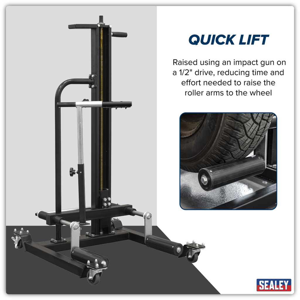 Quick Lift Wheel Removal/Lifter Trolley 50kg Capacity WD50QLS