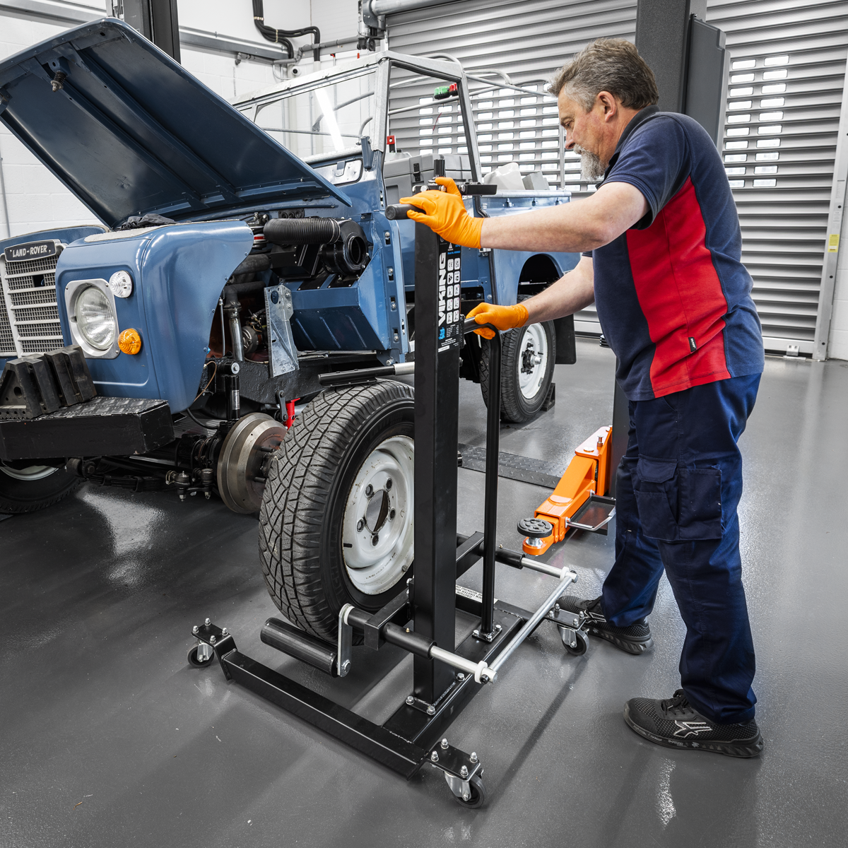 Quick Lift Wheel Removal/Lifter Trolley 50kg Capacity WD50QLS