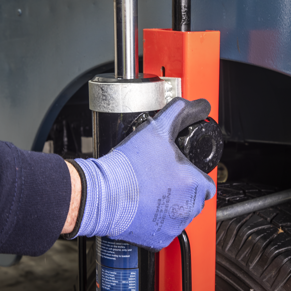 Quick Lift Wheel Removal/Lifter Trolley 80kg WD80