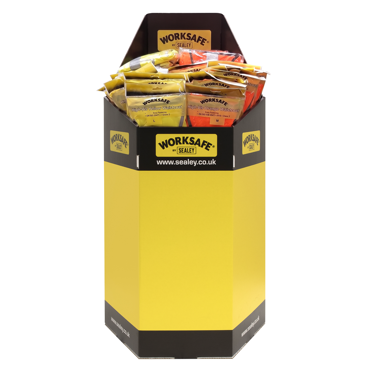 Worksafe Dump Bin - Hi-Vis Waistcoats WDBHV1