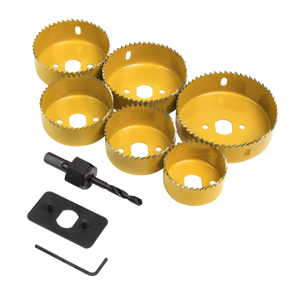 Downlight Hole Saw Kit 9pc WDLK
