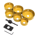 Downlight Hole Saw Kit 9pc WDLK