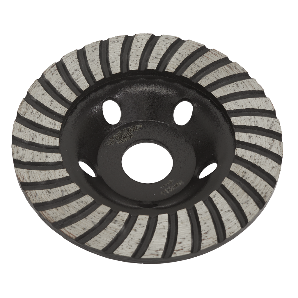 Turbo Row Concrete Grinding Head 115mm WDRTCUP115