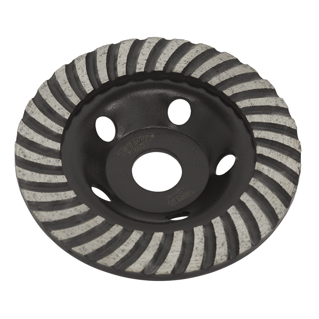 Turbo Row Concrete Grinding Head 125mm WDRTCUP125