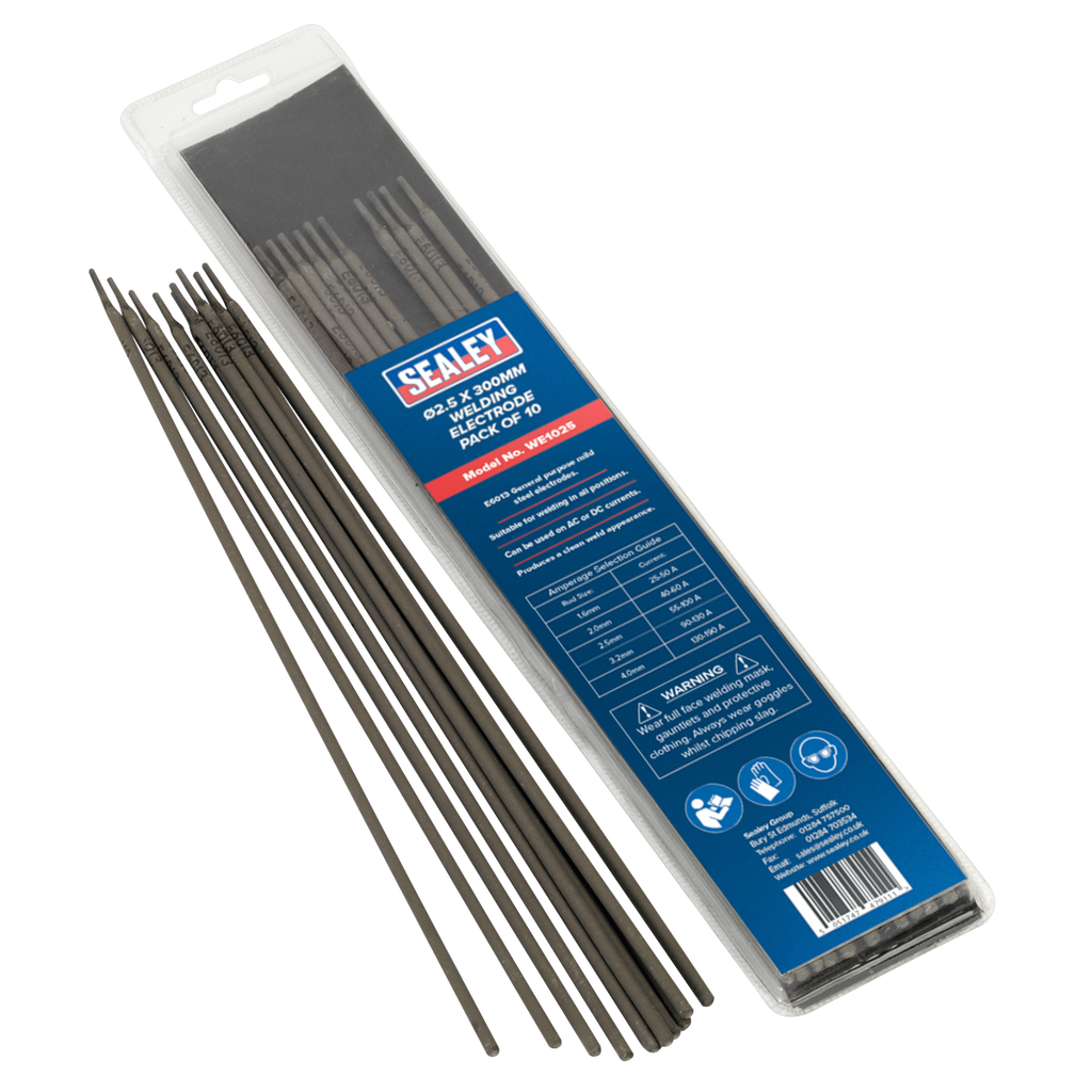 Welding Electrode 2.5 x 300mm - Pack of 10 WE1025