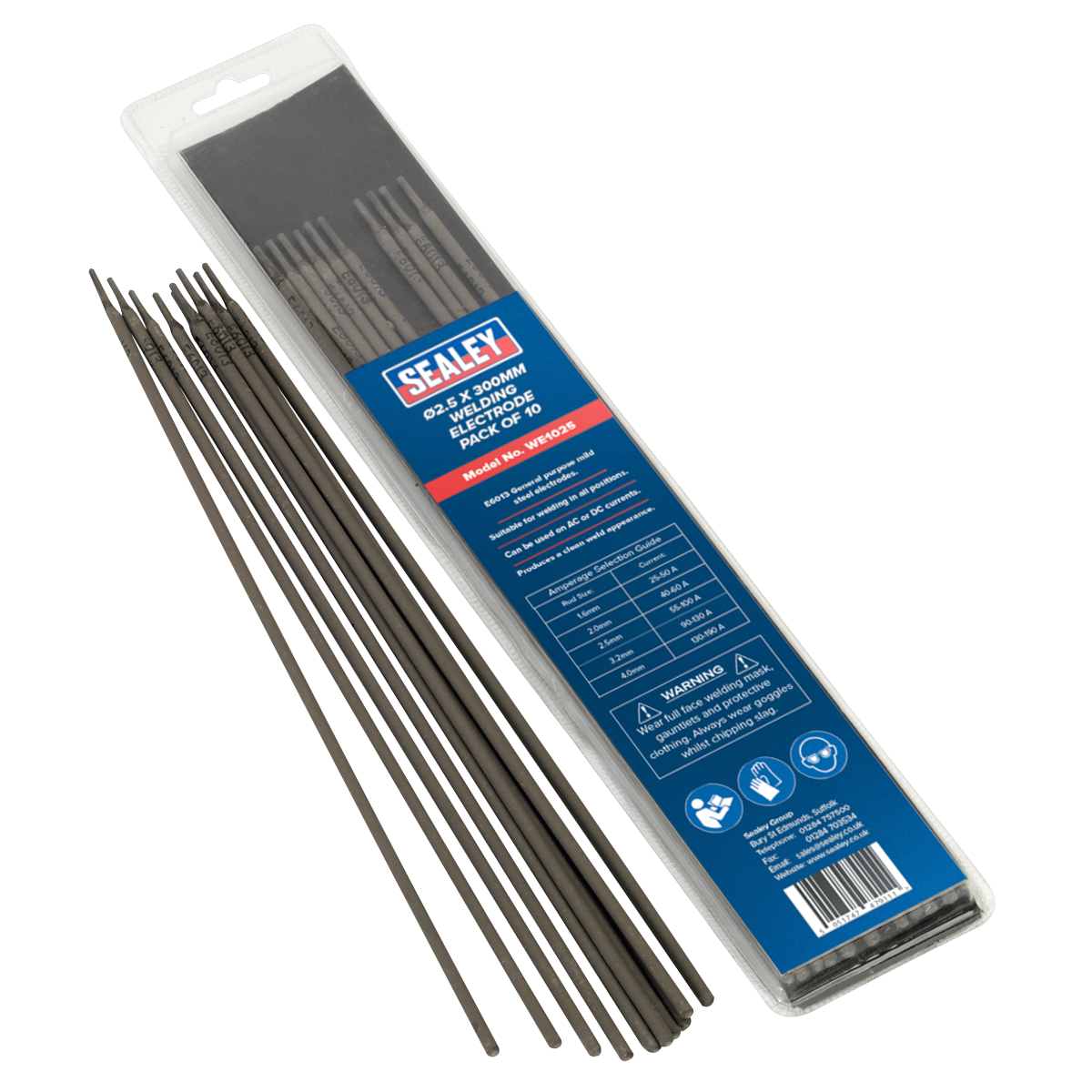 Welding Electrode 2.5 x 300mm - Pack of 10 WE1025
