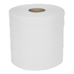 2-Ply Embossed White Paper Roll 150m - Pack of 6 WHT150