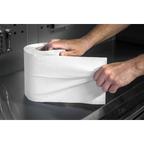 2-Ply Embossed White Paper Roll 60m - Pack of 6 WHT60