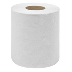 2-Ply Embossed White Paper Roll 60m - Pack of 6 WHT60