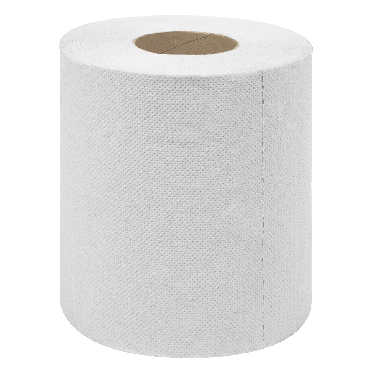 2-Ply Embossed White Paper Roll 60m - Pack of 6 WHT60