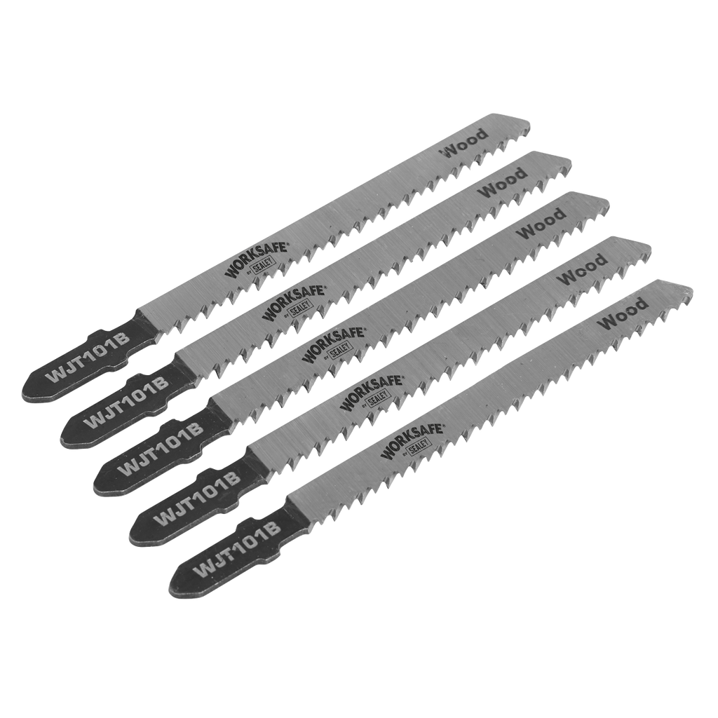Jigsaw Blade for Wood & Plastics 75mm 10tpi - Pack of 5 WJT101B