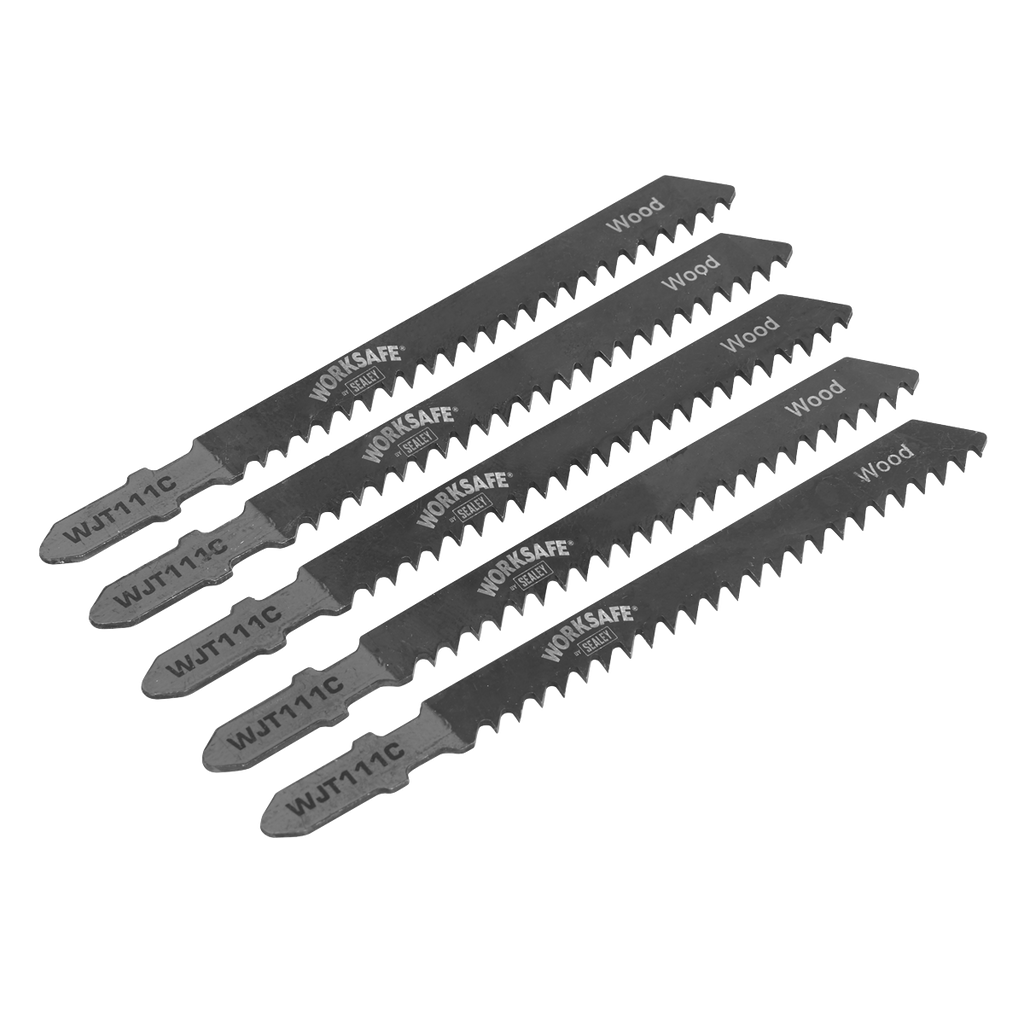 Jigsaw Blade for Soft Wood & Plastics 75mm 8tpi - Pack of 5 WJT111C