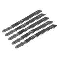 Jigsaw Blade for Soft Wood & Plastics 75mm 8tpi - Pack of 5 WJT111C