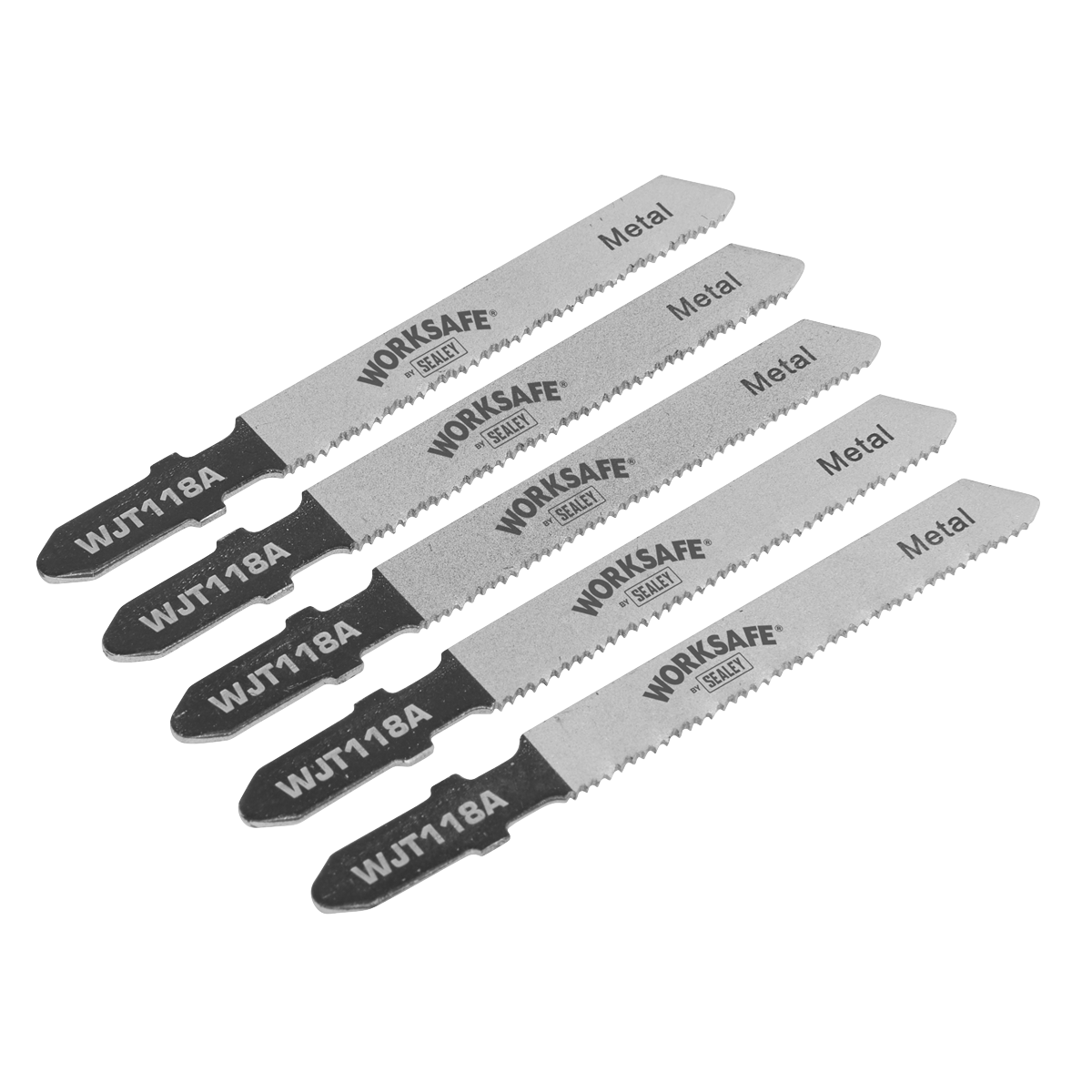 Jigsaw Blade for Metal 55mm 21tpi - Pack of 5 WJT118A