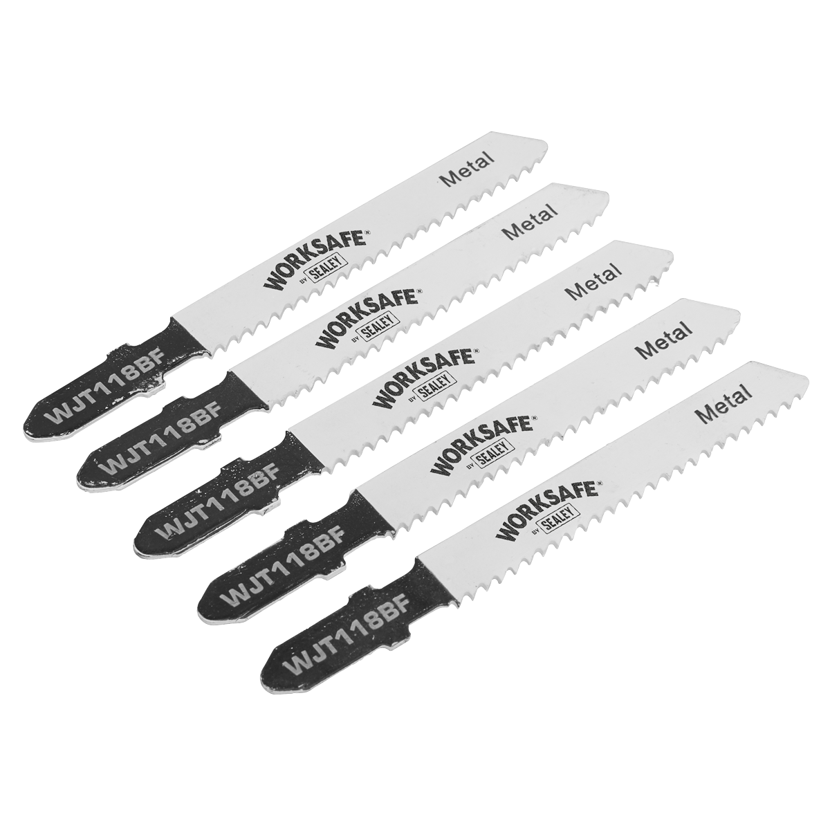 Jigsaw Blade for Metal 55mm 12tpi - Pack of 5 WJT118BF