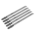Worksafe® Jigsaw Blade for Wood & Plastics 90mm 8tpi - Pack of 5 WJT301CD