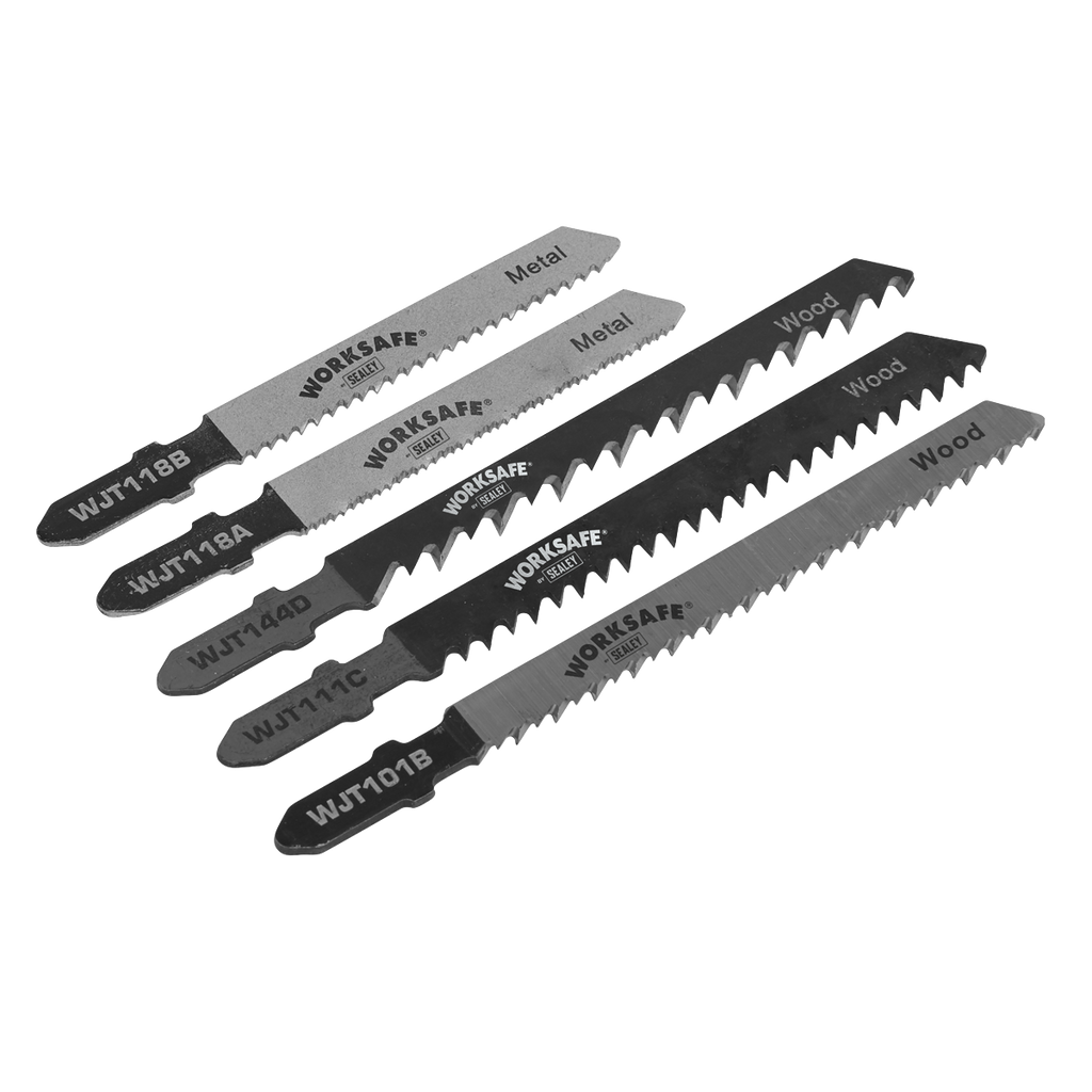 Assorted Jigsaw Blades - Pack of 5 WJTASS