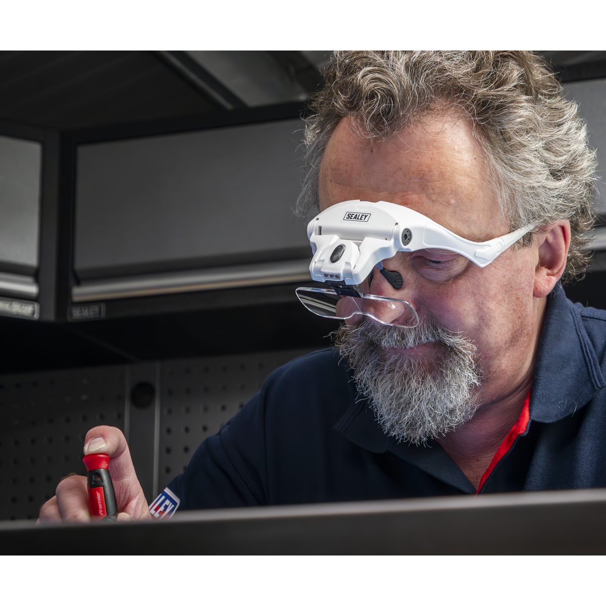 LED Magnifier Spectacles with Headband WL101D