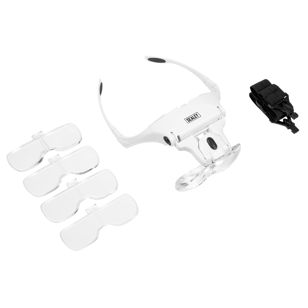 LED Magnifier Spectacles with Headband WL101D