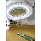 Bench Mounting Magnifying Worklight 48 SMD LED 230V WL483D