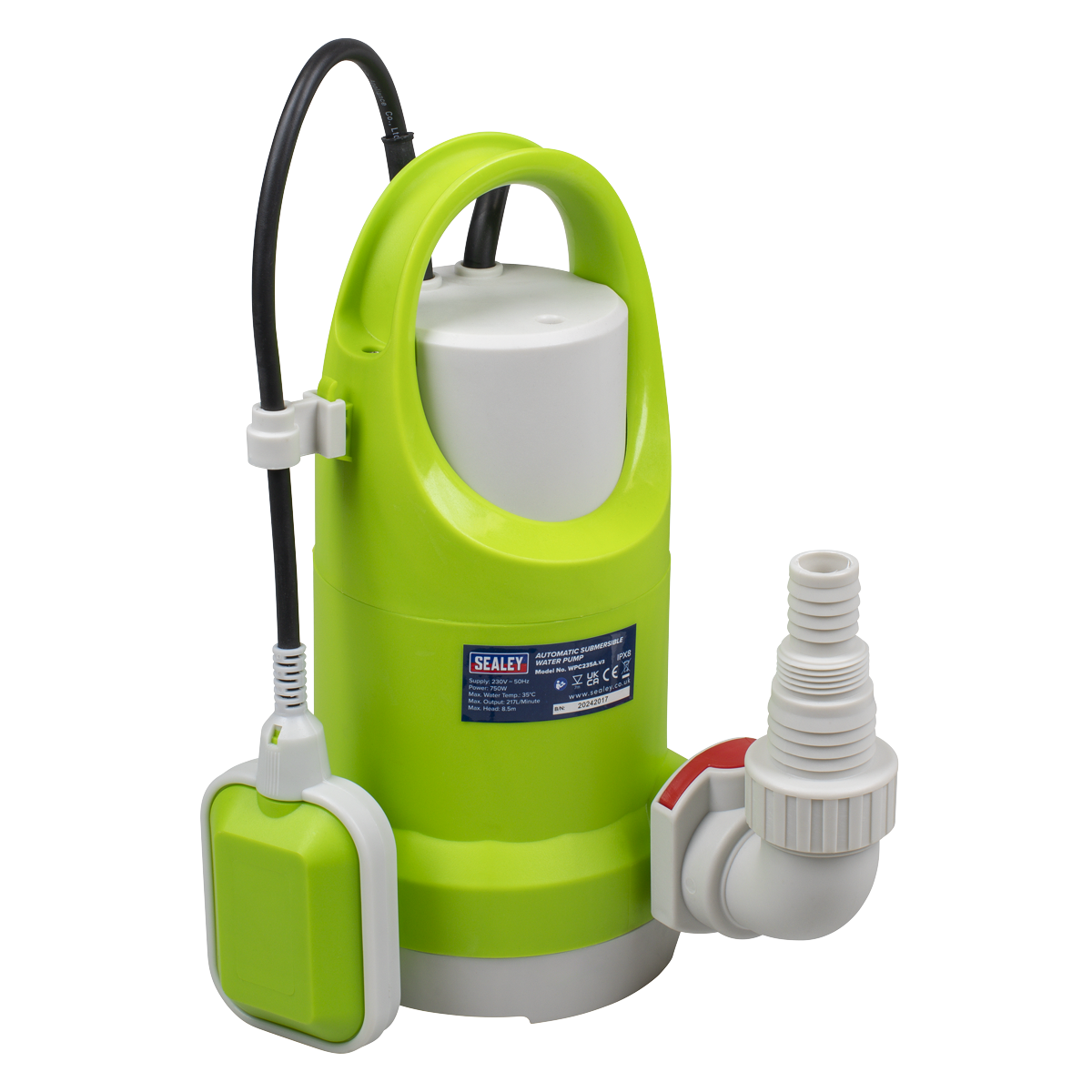 217L/min Automatic Submersible Water Pump 230V WPC235A