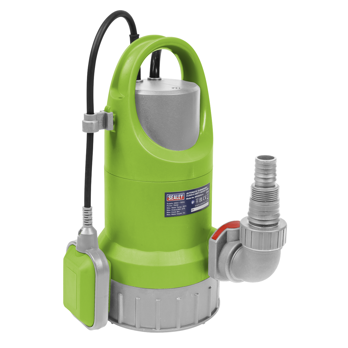 Submersible Clean & Dirty Water Pump Automatic 217L/min 230V WPCD215